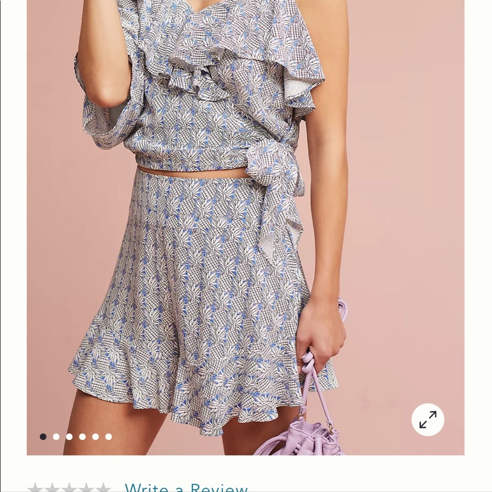 Anthropologie ruffled shorts